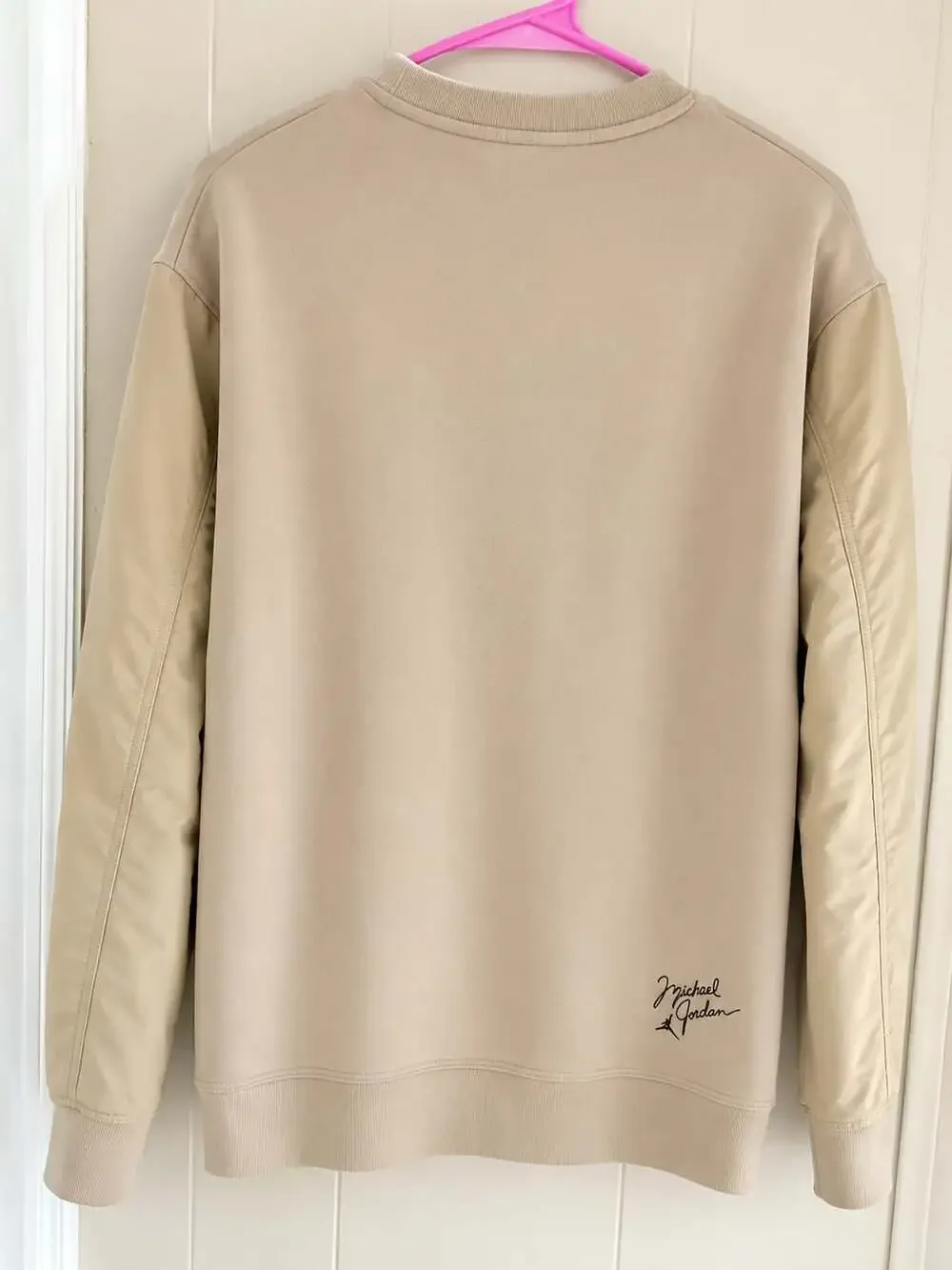 Jordan Flight MVP Fleece Crew Neck Sweatshirt in Desert Yellow